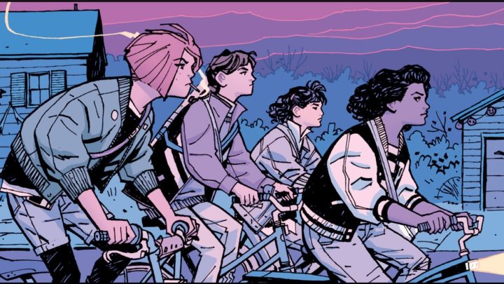 ‘Paper Girls’ tem nostalgia, sci-fi, plot twist e uma grande aventura